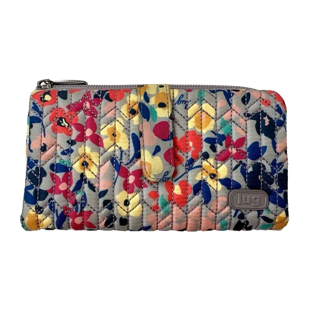 Lug Tram 2 RFID Wallet Wildflower Multicolor Floral Travel 4